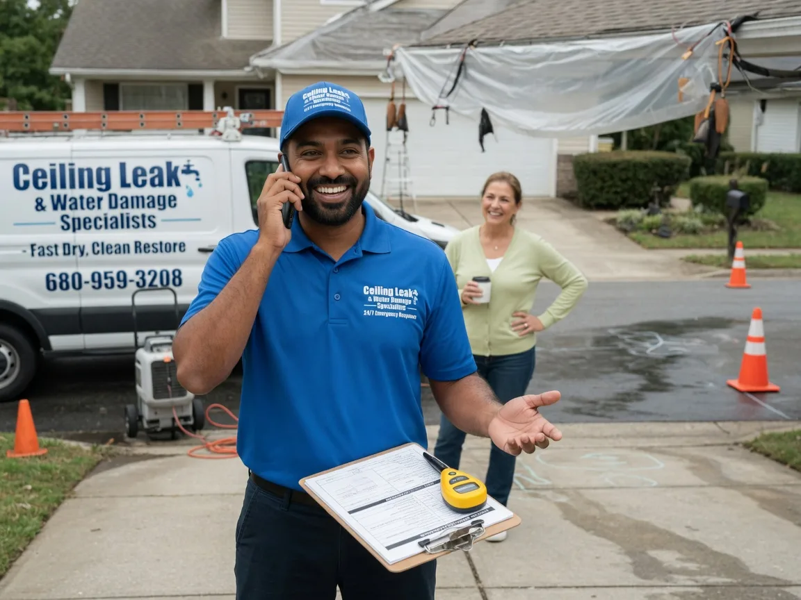 Ceiling Leak Cleanup Transfer, PA FAQs
